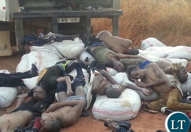 15 Somalians Suffocate in a truck in Luapula Province (Imagery warning)