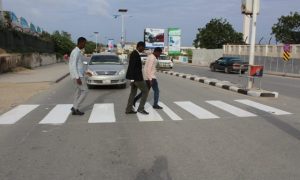Zebra crossing in Mogadishu now