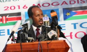 Speech of Pres. Hassan Sheikh Mohamud-28th IGAD Extra Ordinary Summit September 2016