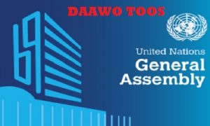 DAAWO TOOS – 72nd Session of the UN General Assembly (UNGA 72)
