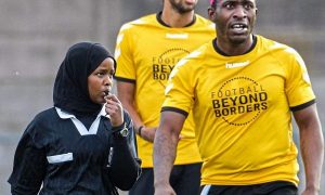 How a Somali-born girl became a referee of men’s football in England – the remarkable story of Jawahir Roble