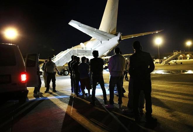 92 Somalis being deported from the U.S. fly 5,000 miles to Africa before returning to Florida