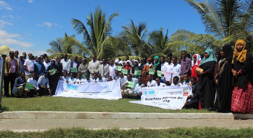 Somalia journalists mark 2018 World Press Freedom Day across the country