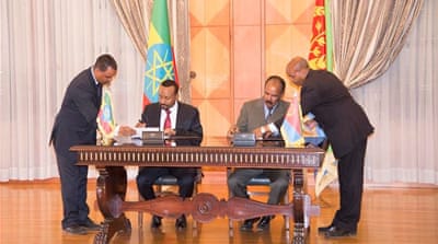 Xoghayaha Guud Ee QM Iyo Ra’isul-Wasaraaha Ethiopia Oo Kulan Ka Yeeshay Xaalladda Somalia Iyo Heshiiskii Eritrea