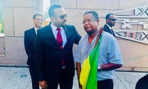 PM Abiy Ahmed made peace with a lone protester in Washington DC