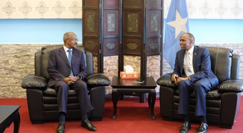 Somali Prime Minister welcomes high-level Eritrean delegation in Mogadishu