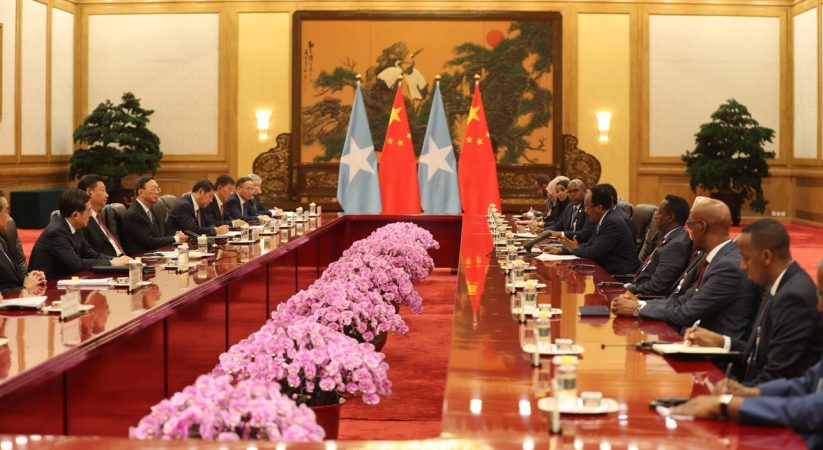 H.E President Farmajo holds bilateral talks with H.E Xi Jinping