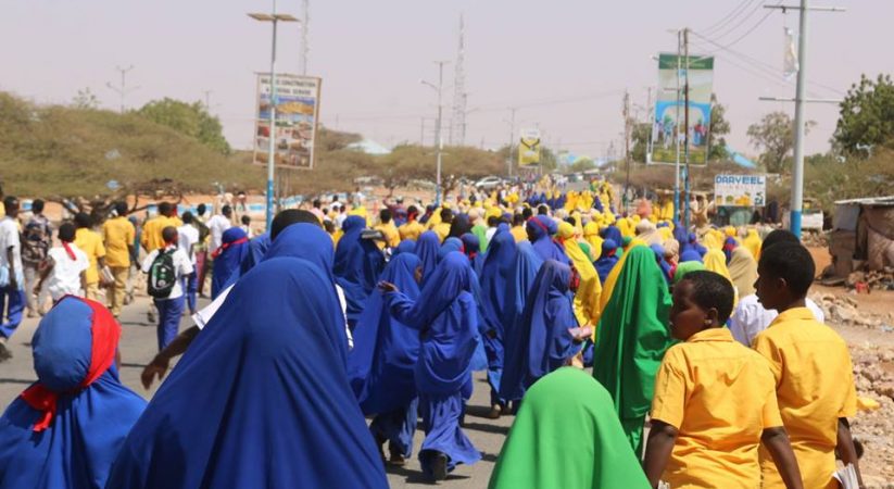 SAWIRO: Banaanbax maanta ka dhacay Caasimadda Galmudug