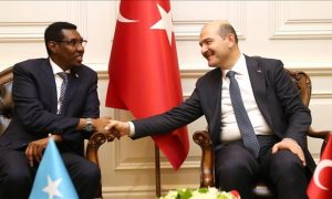 Turkish interior minister meets Somali counterpart