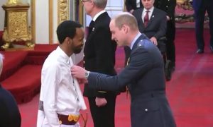 Somali-Brit honoured by Royal Family with order of chivalry