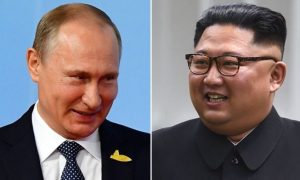 Kim Jong Un iyo Vladamir Putin oo dhamaadka bishan ku kulmaya Ruushka