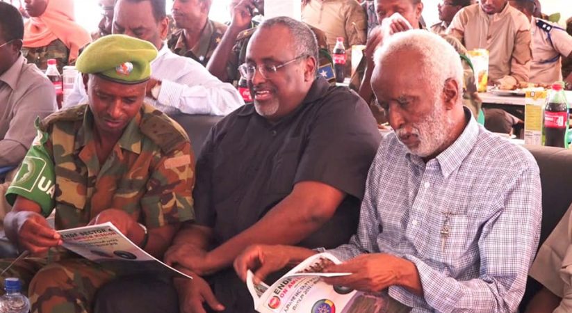 SAWIRO:-Taliska xoogga dalka & AMISOM oo ka shiray dagaalka Al-Shabaab