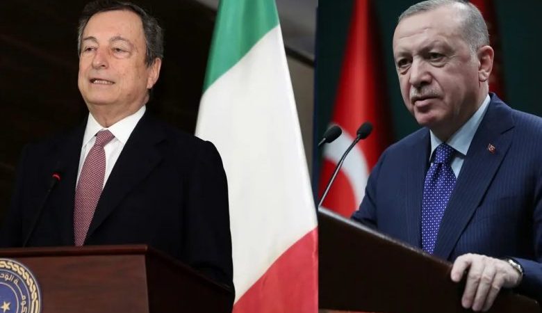 Madaxweynaha Turkey Recep Tayyip Erdogan oo weerar afka ah ku qaaday ra’iisul wasaaraha Talyaaniga Mario Draghi..