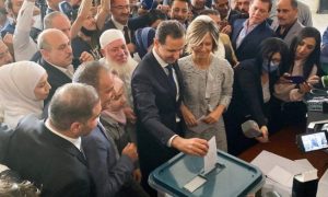 Bashar al-Assad oo markii afraad loo dhaariyay xilka madaxweynaha Suuriya