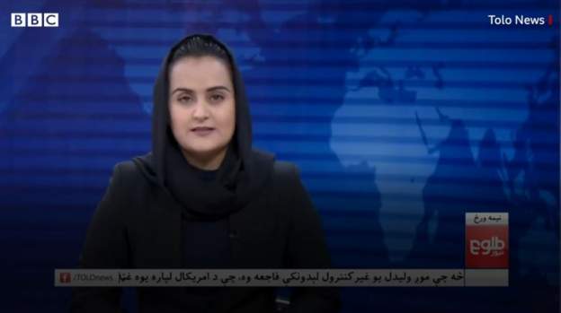 Haweenka ka shaqeeya Tv-yada Afghanistan oo  shaqooyinkii dib uggu noqdey