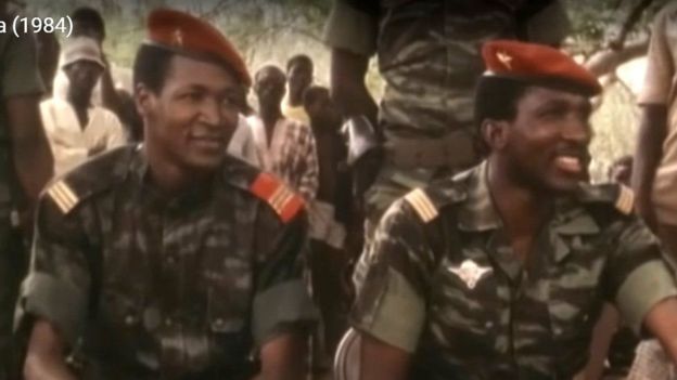 dilkii madaxwaynihii hore ee dalka Burkina Faso Thomas Sankara