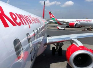 Diyaarada Kenya Airways oo laga Mamnuucay Dalka Imaaraadka Carabta iyo Sababta oo la Shaaciyay