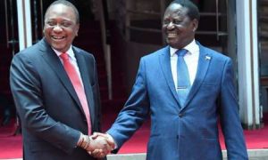 Uhuru Kenyatta oo taageerey murashaxnimada madaxweyne ee Raila Odinga