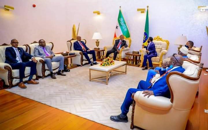 Madaxweynaha Somaliland  Muuse Biixi oo gaaray Addis-Ababa