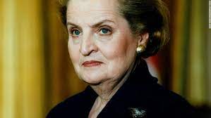 Madeleine Albright oo ahayd Xoghaye Arrimaha Dibadda Mareykanka oo  u geeriyootay cudurka Kansarka