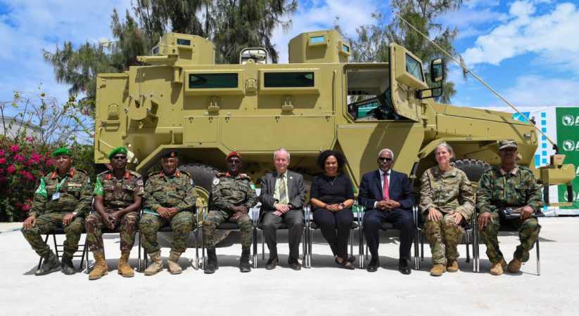 ATMIS receives armoured vehicles to support peace and security efforts in Somalia