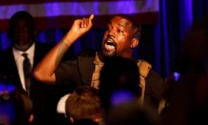 Heesaaga Kanye West Fannaan caana oo u tartamaya kursiga mdaxweynaha Mareykanka