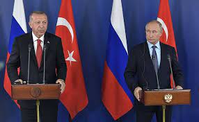 Madaxweynaha Turkey Recep Tayyip Erdogan oo xabbad-joojn hal dhinac ah ku cadaadiyey Putin