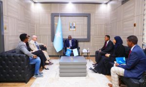Minister of Foreign Affairs hold  meeting with the Somali representative of the UNDP.
