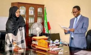 Amina Fareed becomes the only female MP in Somaliland parliament
