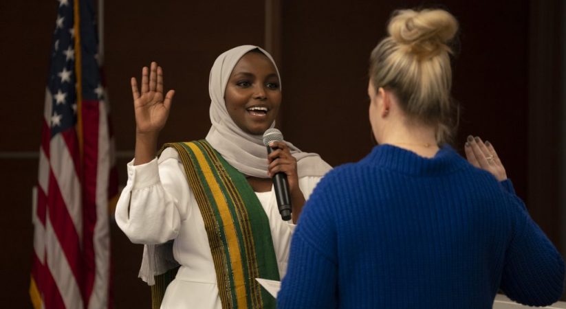 Somali-American Nadia Mohamed Sworn in as US Council Mayor