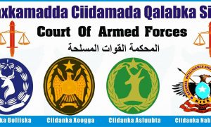 Military court sentences a soldier to 10 years prison term for spying to Al-Shabaab