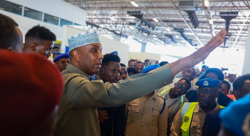 Prime Minister Hamza Abdi Barre Takes Decisive Action at Mogadishu Airport