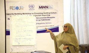 ESOJ and MWN Spearhead Training Workshop to Enhance Direct Election Reporting in Mogadishu