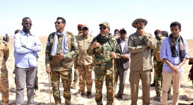 President Hassan visits Harardhere, El-Dher